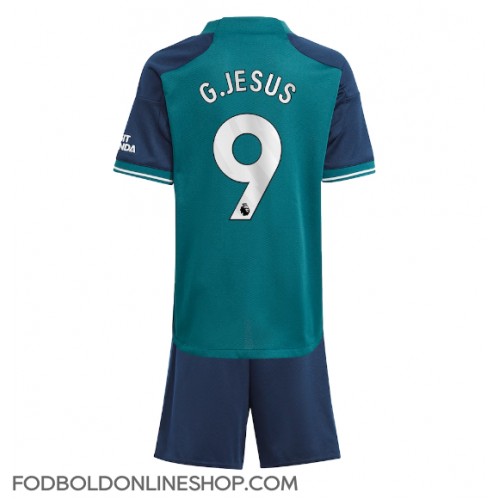 Arsenal Gabriel Jesus #9 Tredje trøje Børn 2023-24 Kortærmet (+ Korte bukser)